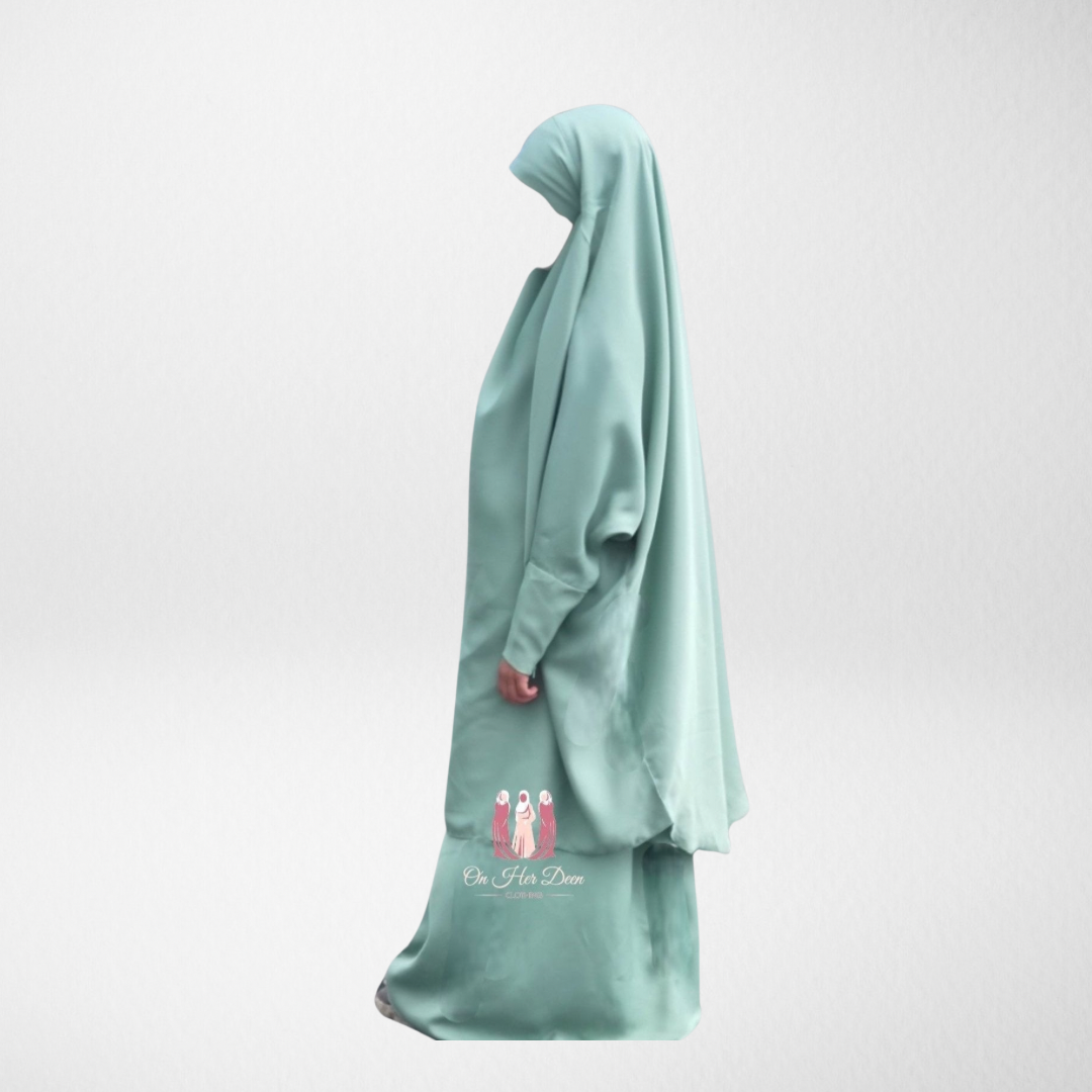 Girls Cargo pockets Two Piece Jilbab set