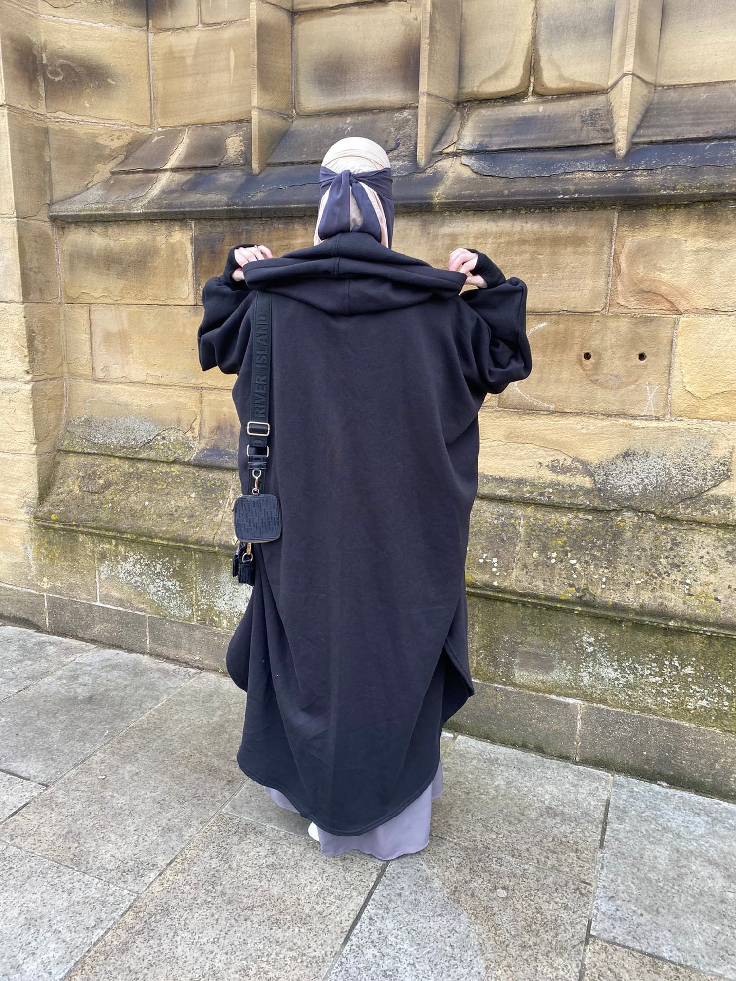 Restocked Black Modest Abaya Poncho