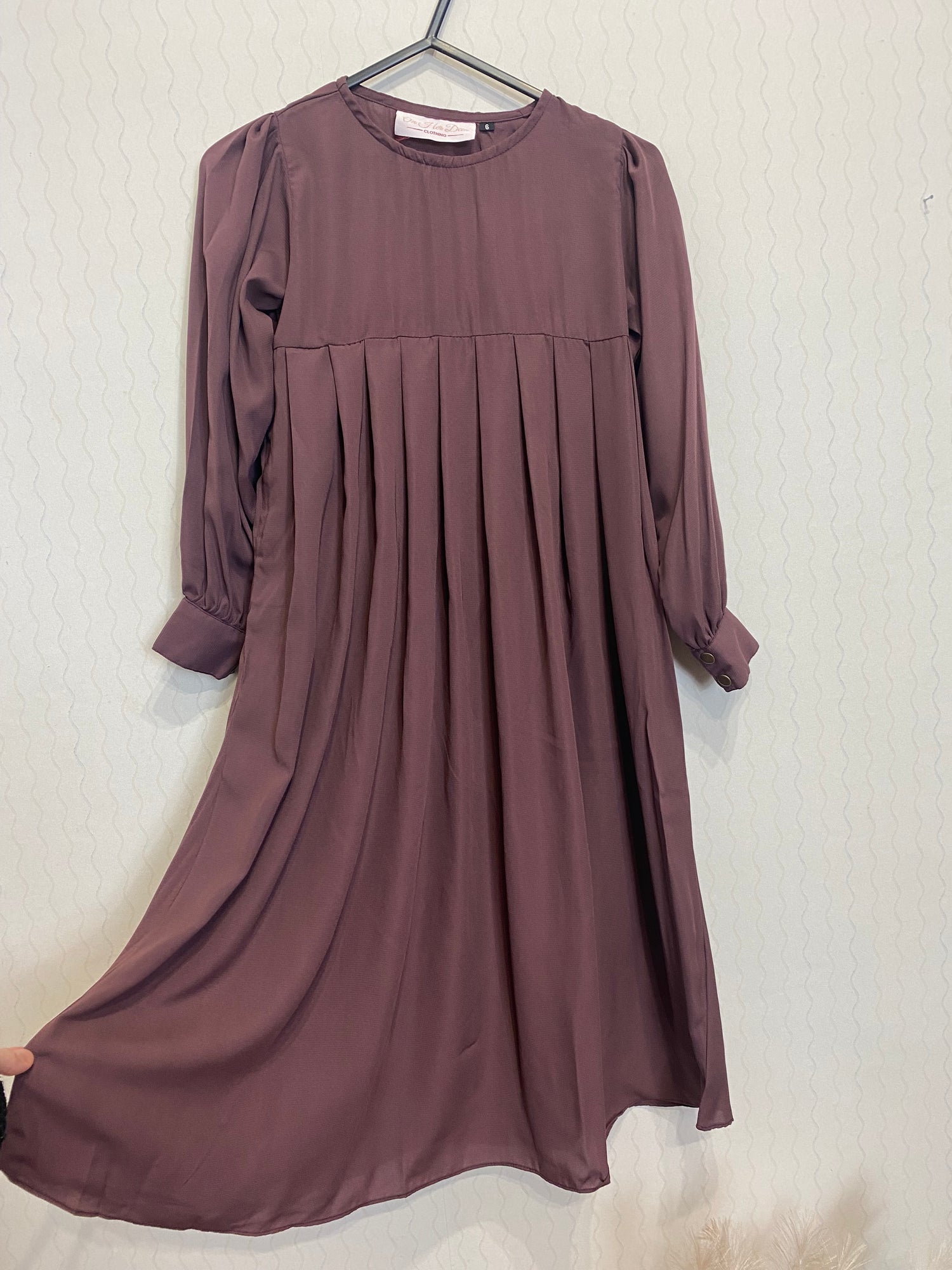 Dusty pink Russian Abaya - OnHerDeen Clothing