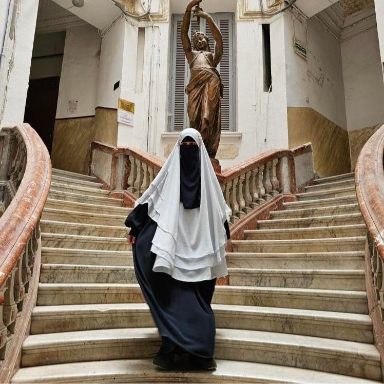 FATIMA Chiffon 3 Layer Khimar