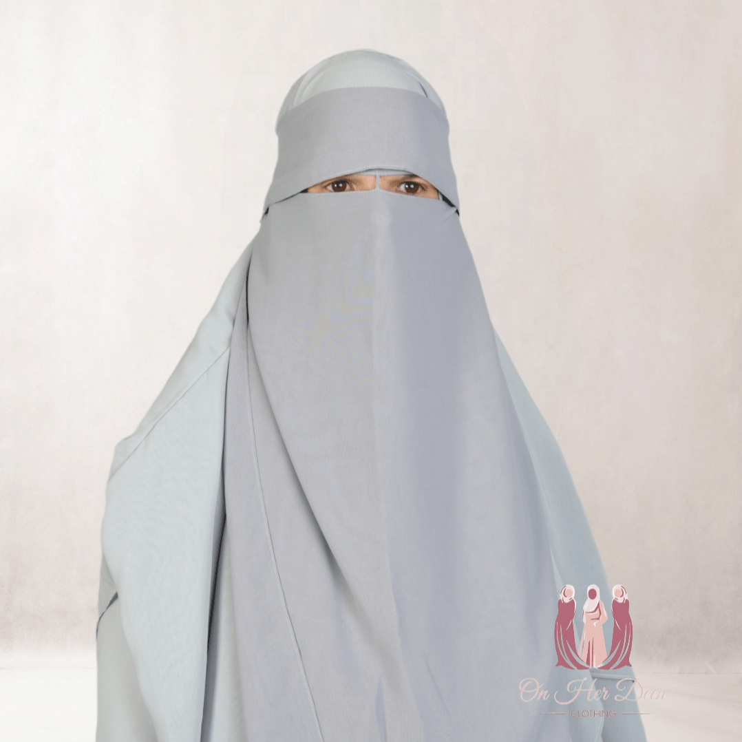 Flap Niqab with nose string