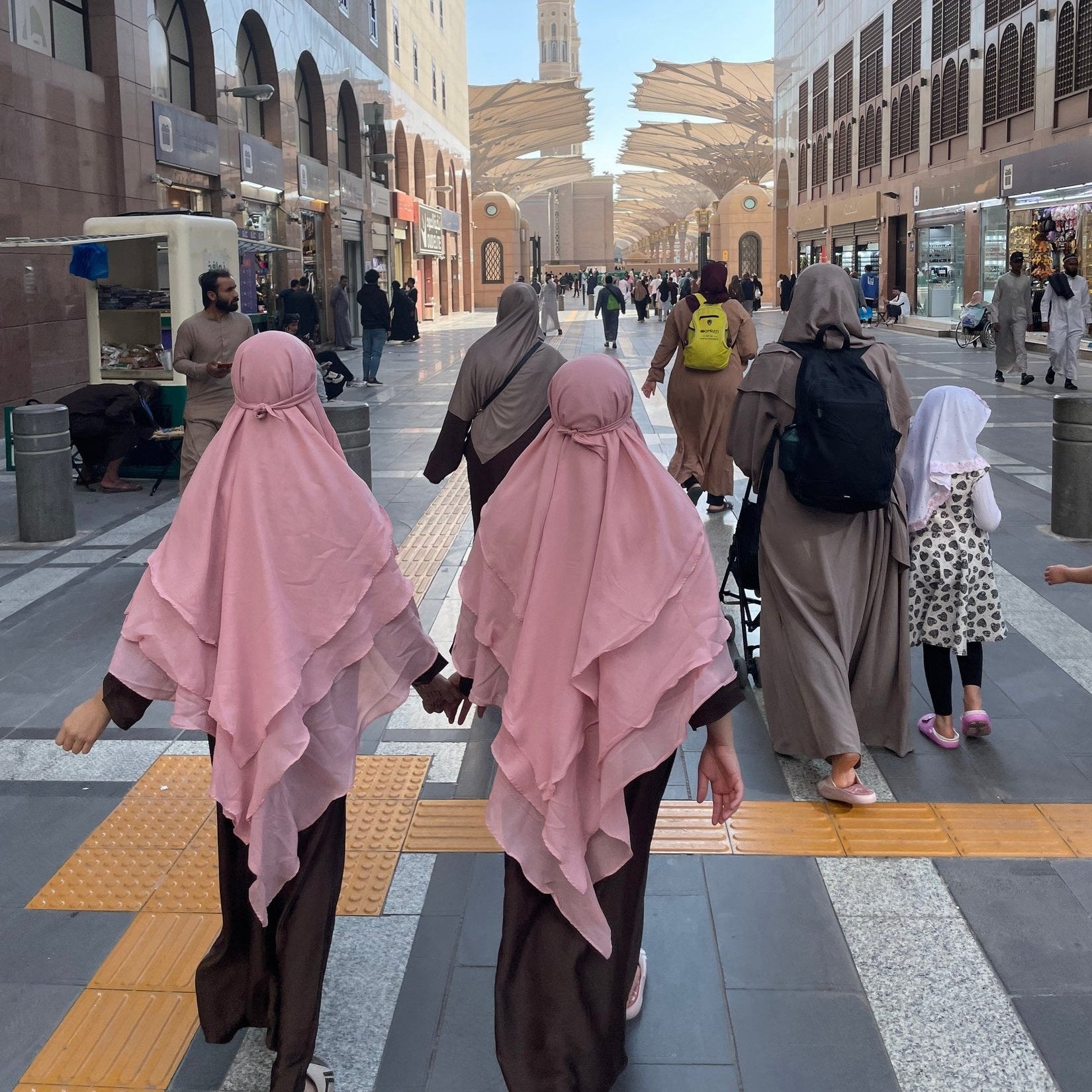 Kids Diamond chiffon khimars