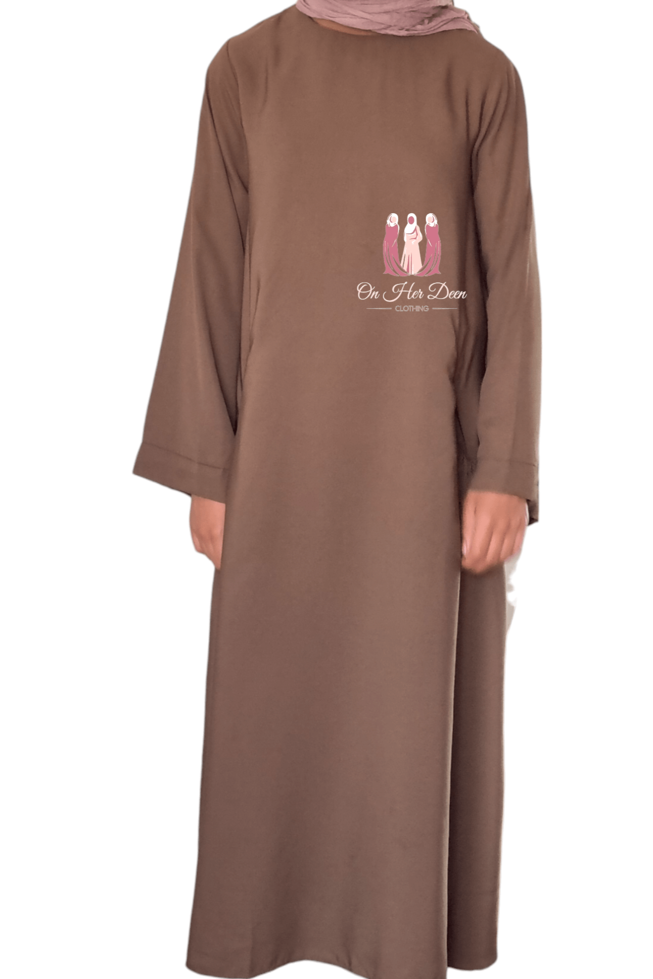 Kids Brown Abaya onherdeen clothing