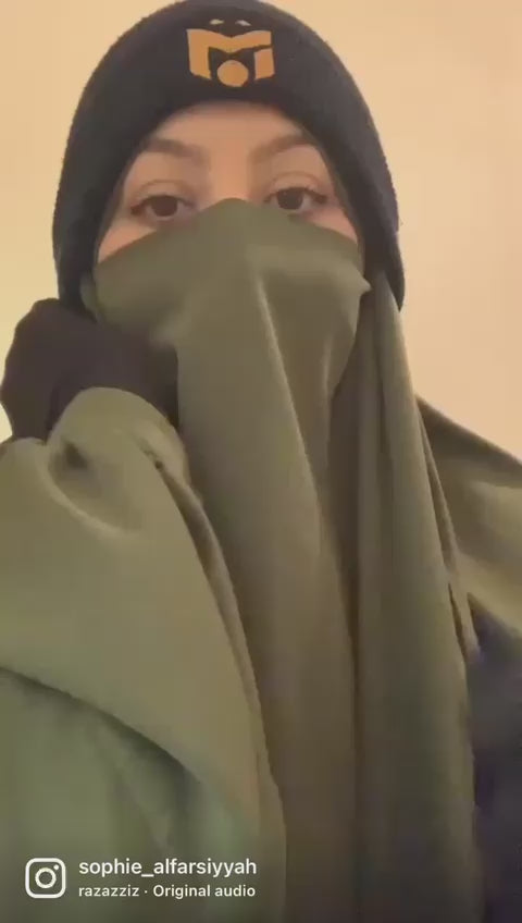 One Piece Jilbab Niqab Ties