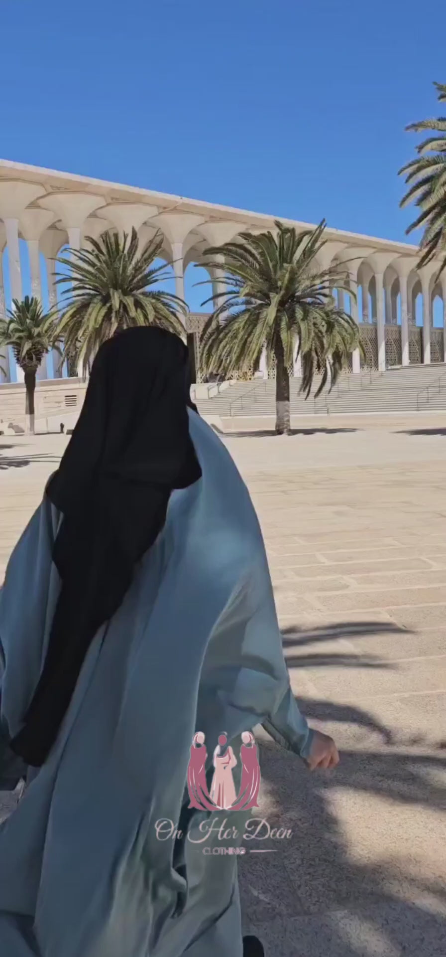 Bisht Jilbabs 2 Piece Cargo Pockets