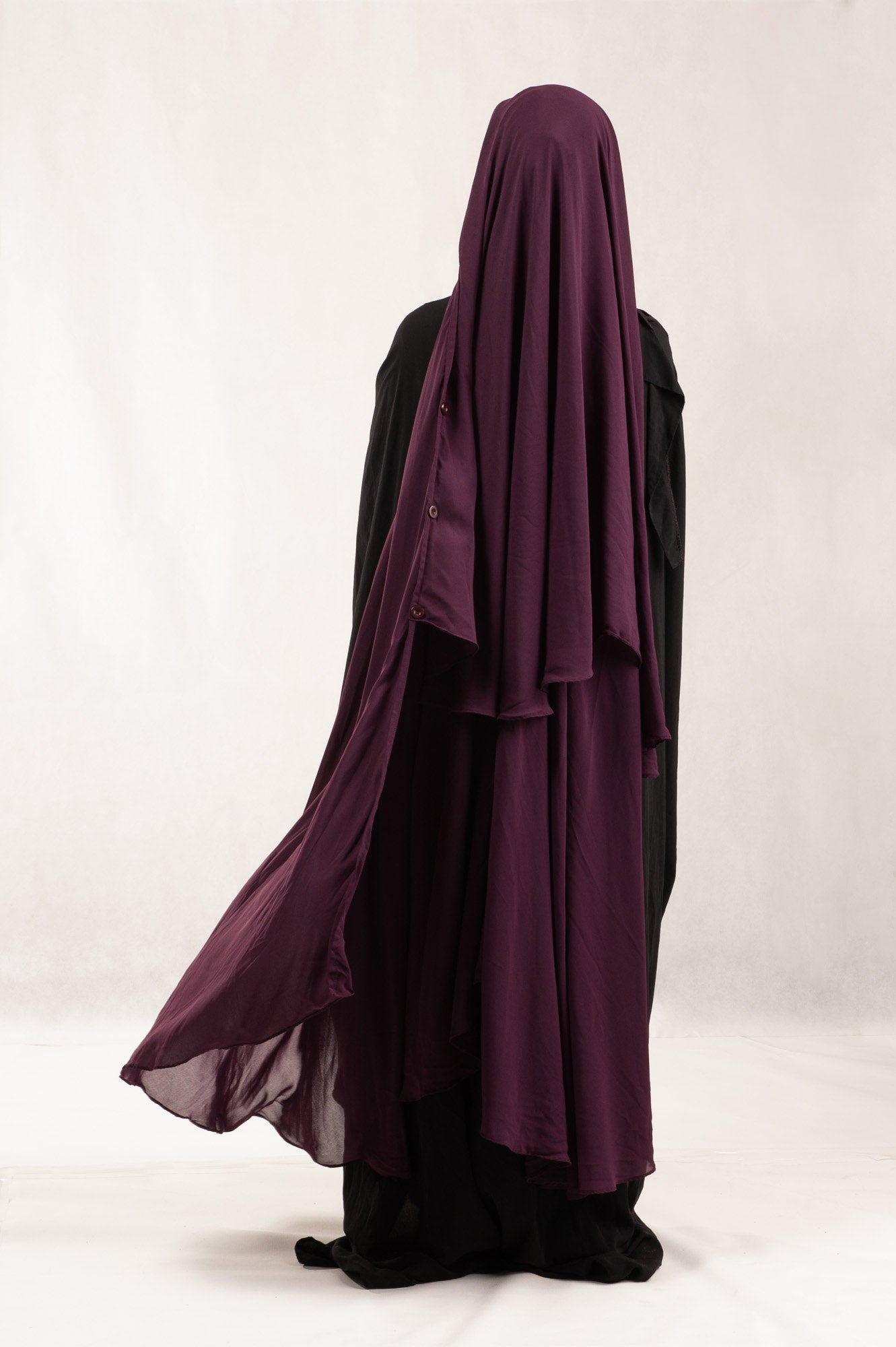 Modest Burka Niqab with Ruffles