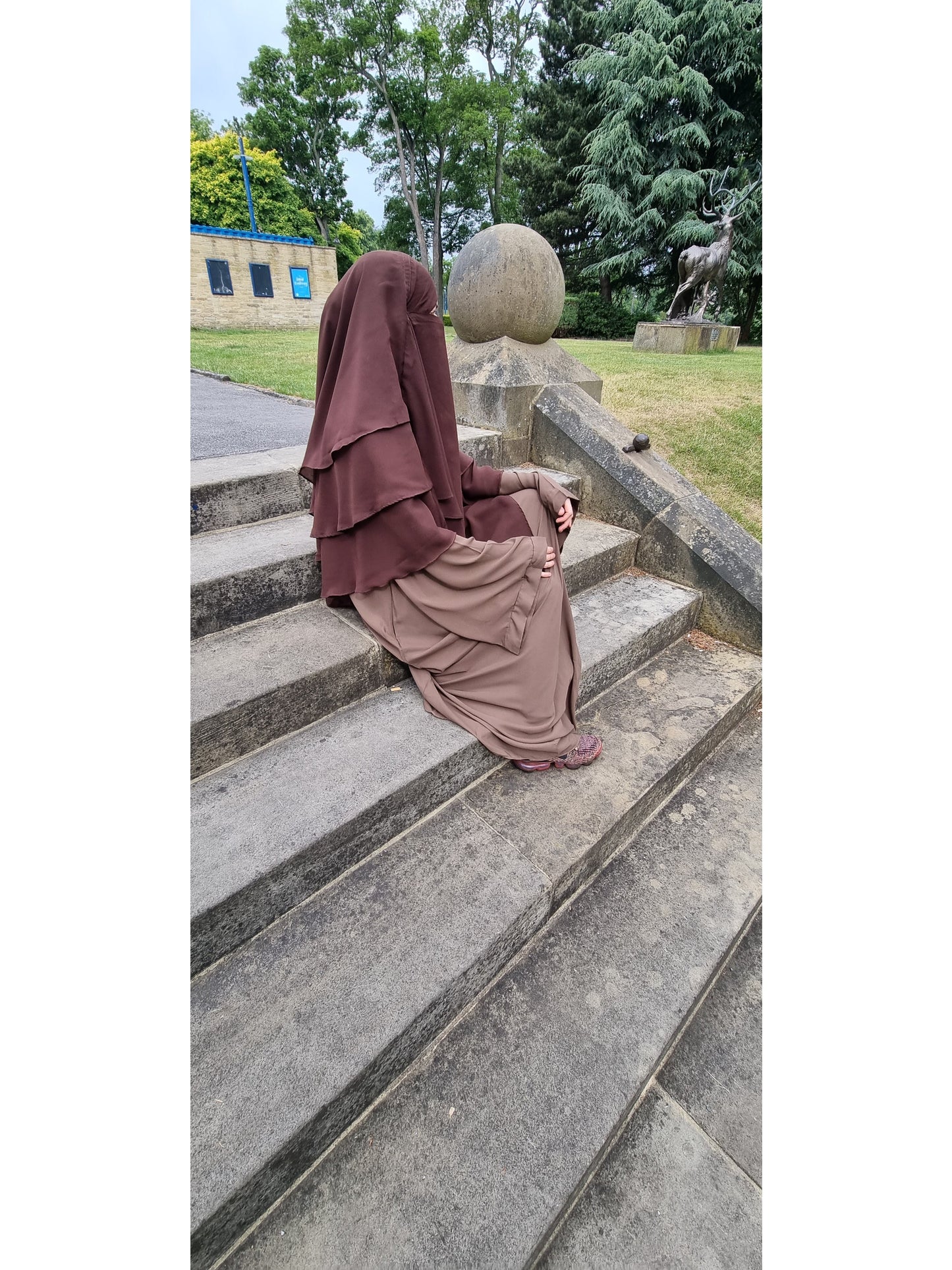 3 Layer Diamond khimar