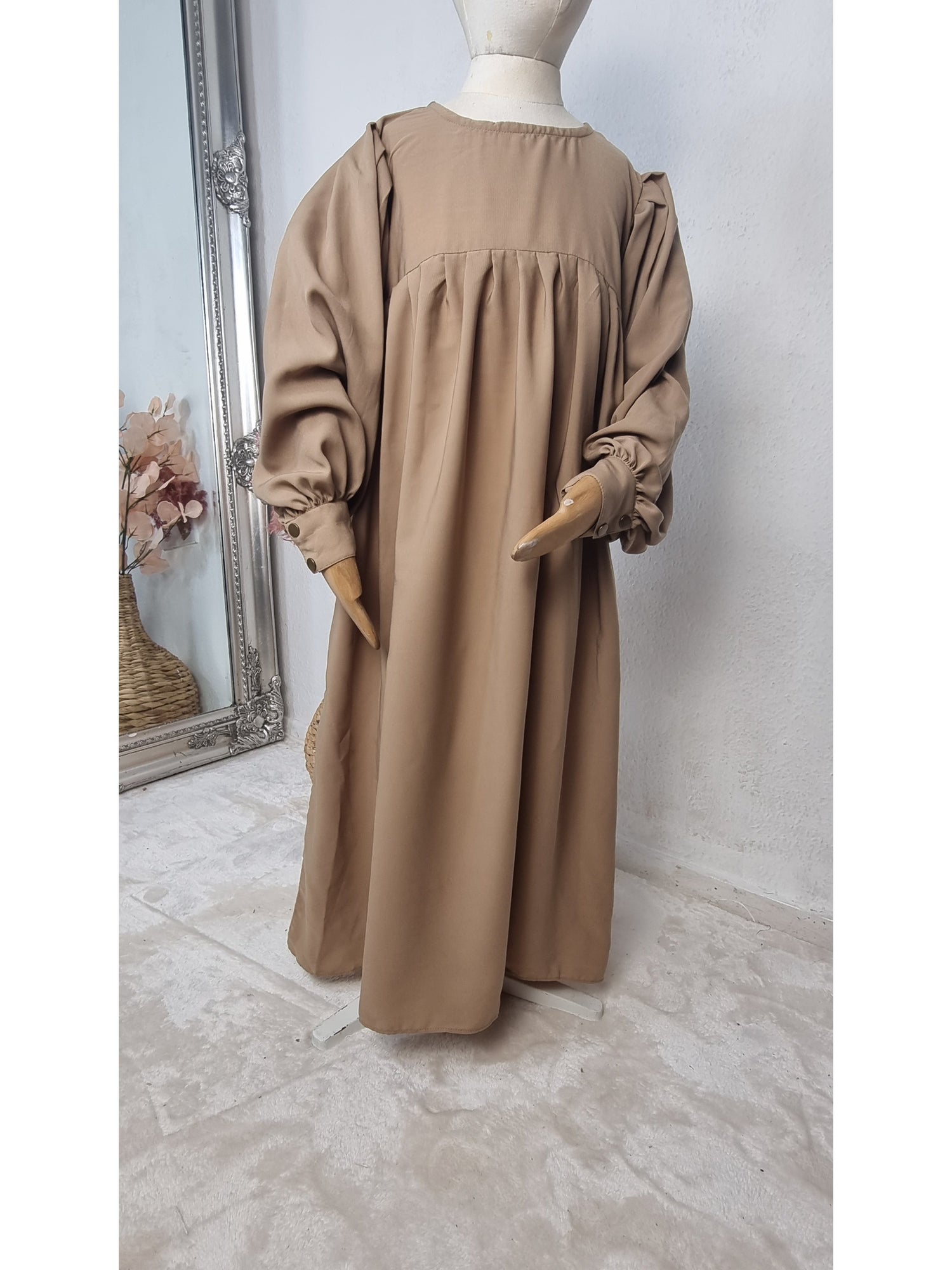 Kids Puff Sleeve Abaya