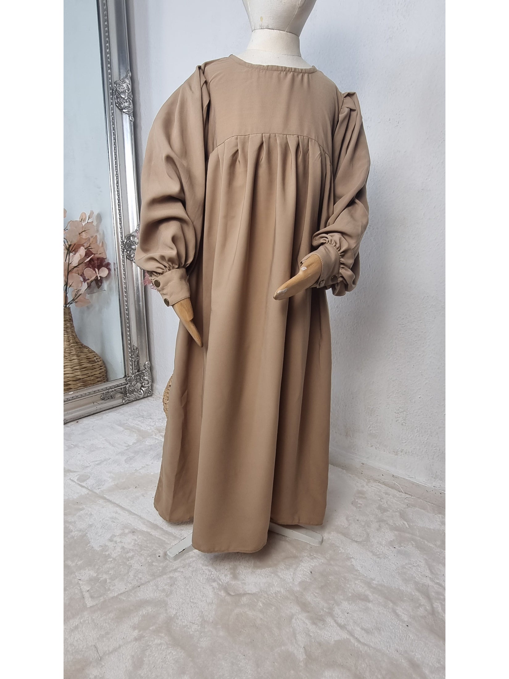 Kids Puff Sleeve Abaya