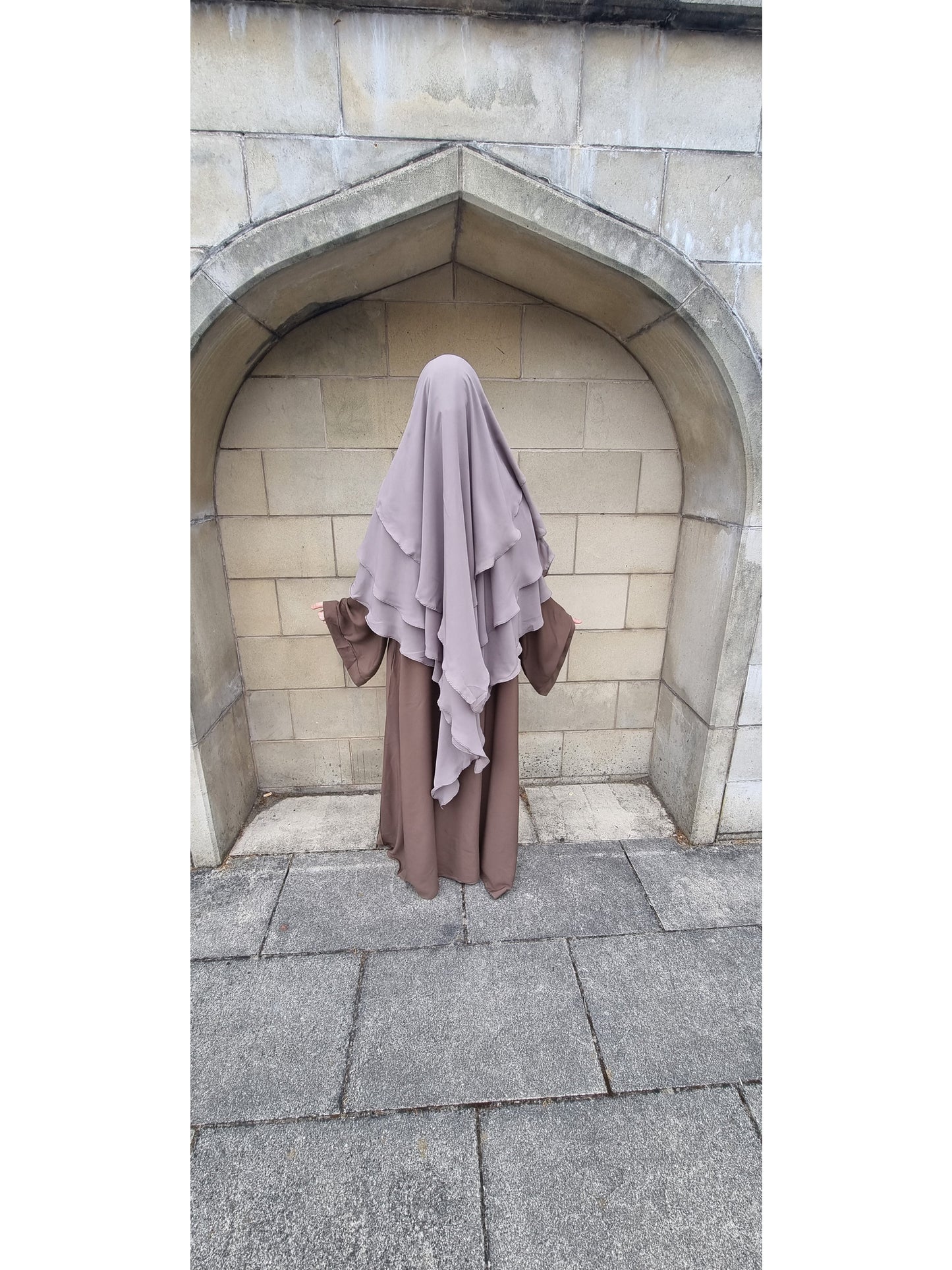 3 Layer Diamond khimar