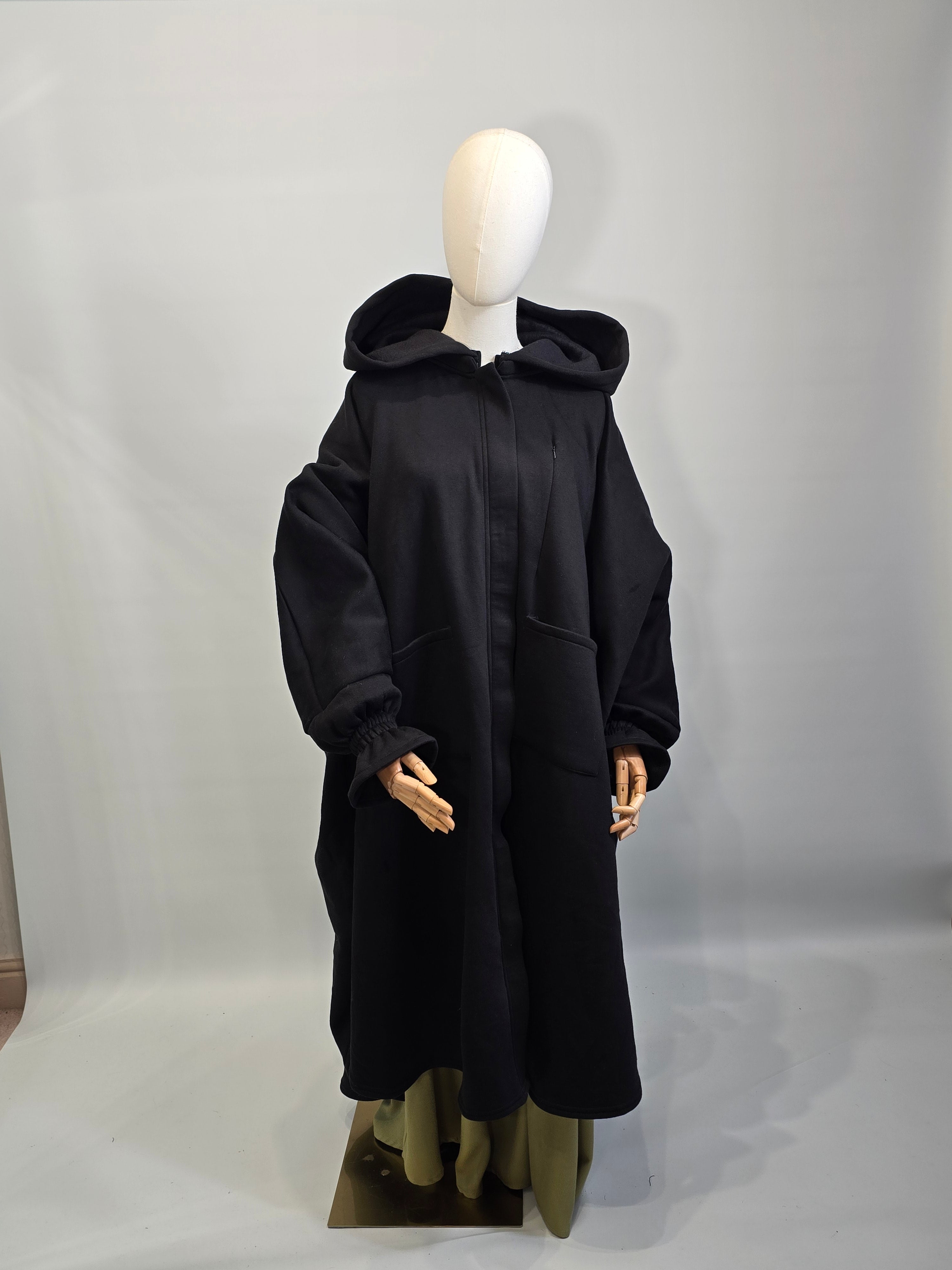 Oversized Abaya Poncho Jacket fleece