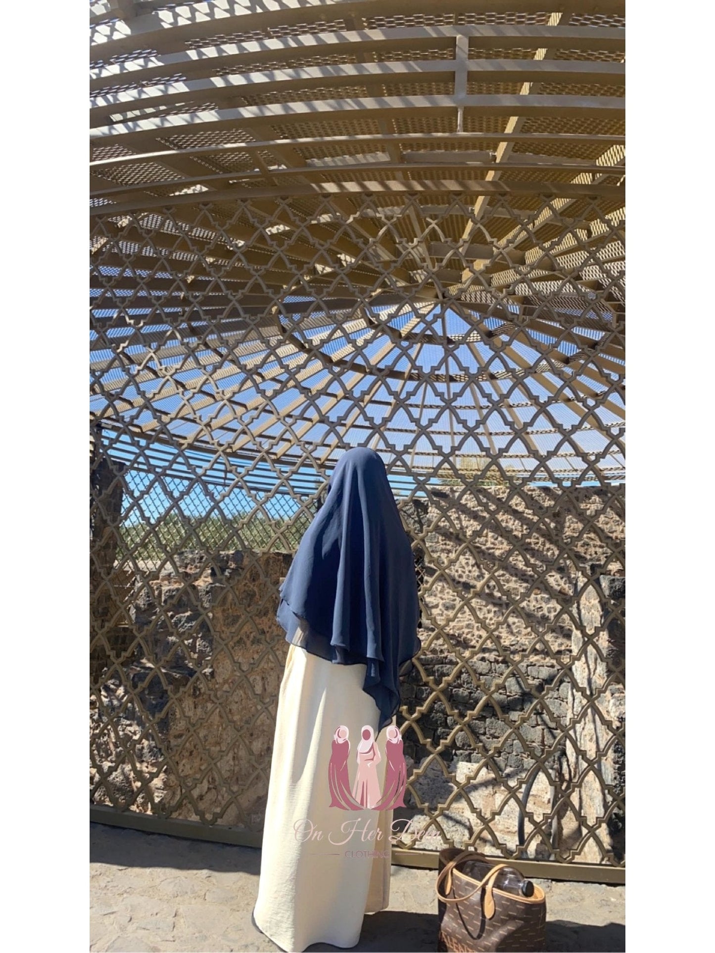 2 layer diamond Khimar - OnHerDeen