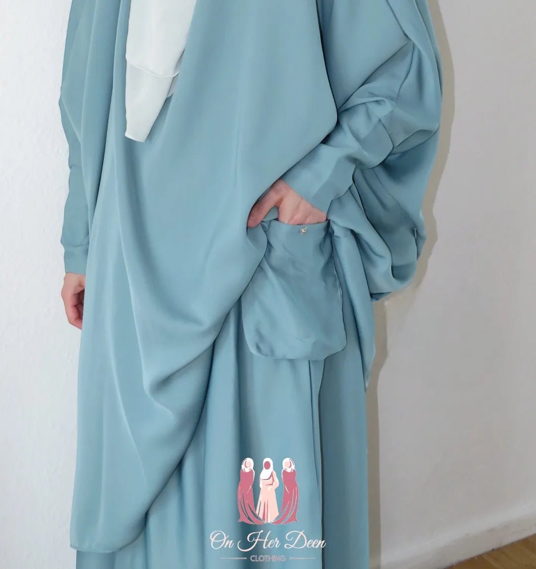 Deluxe Cargo pocket 2 piece Jilbab - OnHerDeen