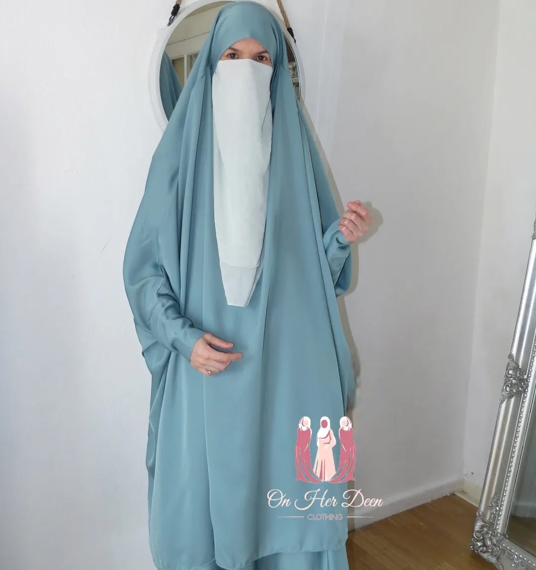 Deluxe Cargo pocket 2 piece Jilbab - OnHerDeen