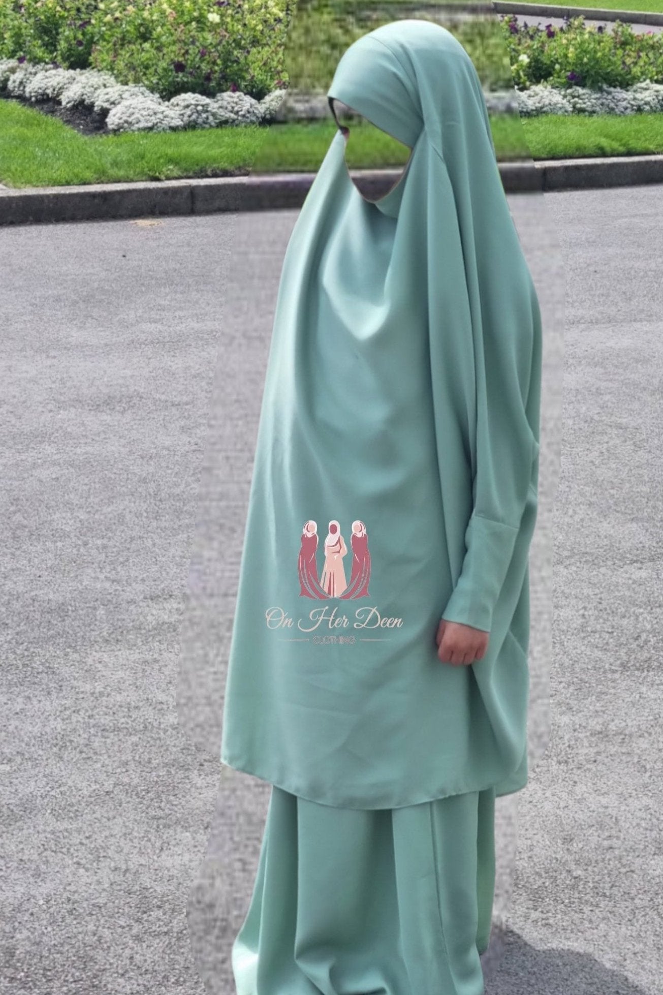 Girls Lux Nida 2 piece Jilbab - OnHerDeen