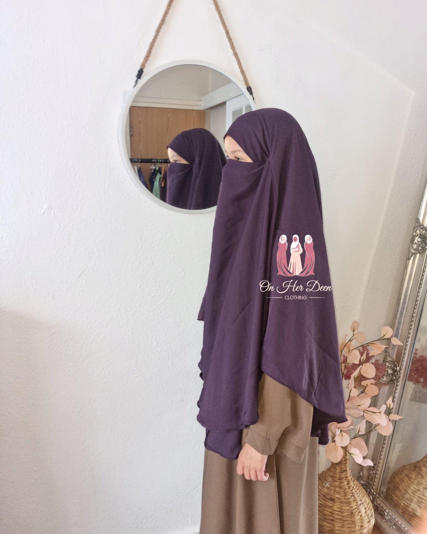 Girls Nida Single Khimar - OnHerDeen