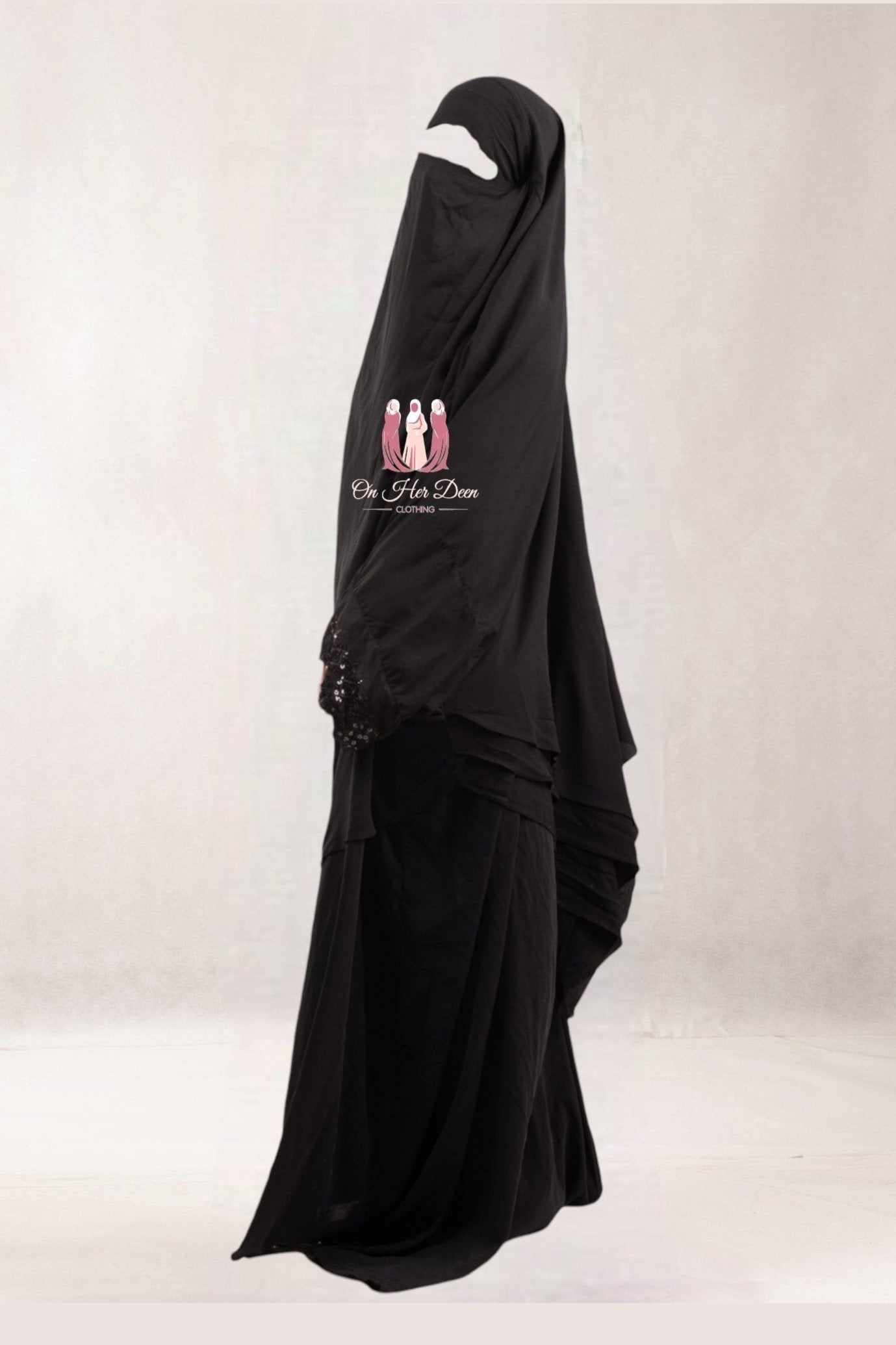 Diamond Layered two-piece Jilbab