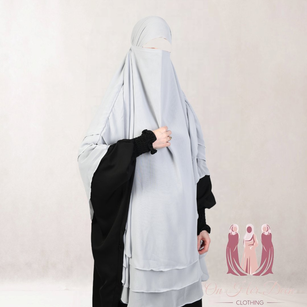 Maxi Khimar Delux 3 Layers - OnHerDeen
