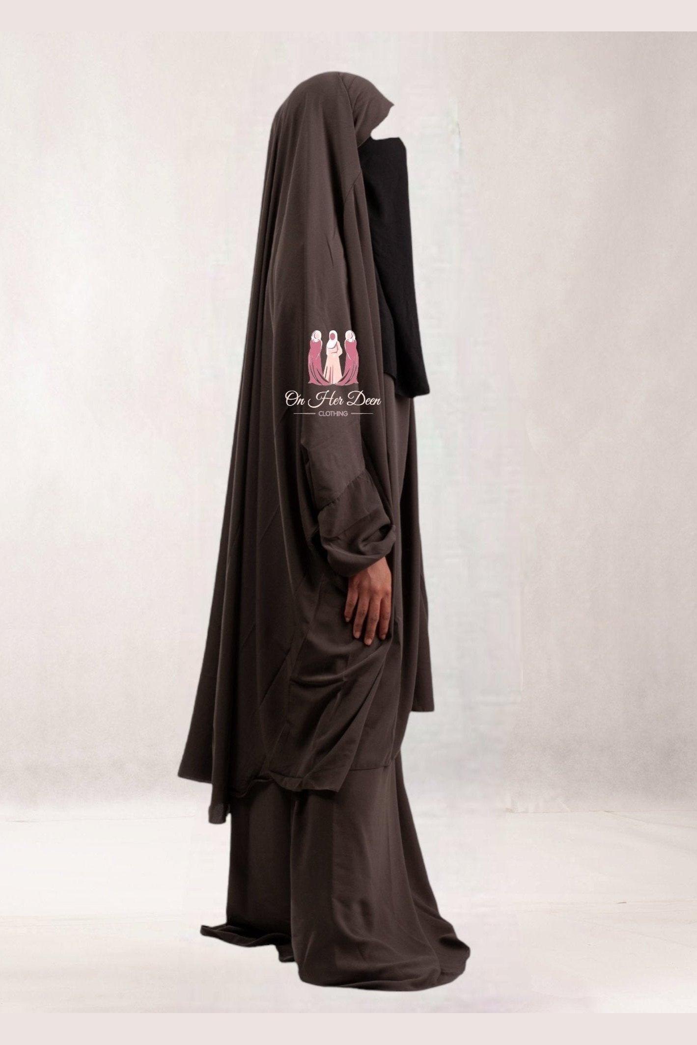 Grey Jilbab 2 Piece