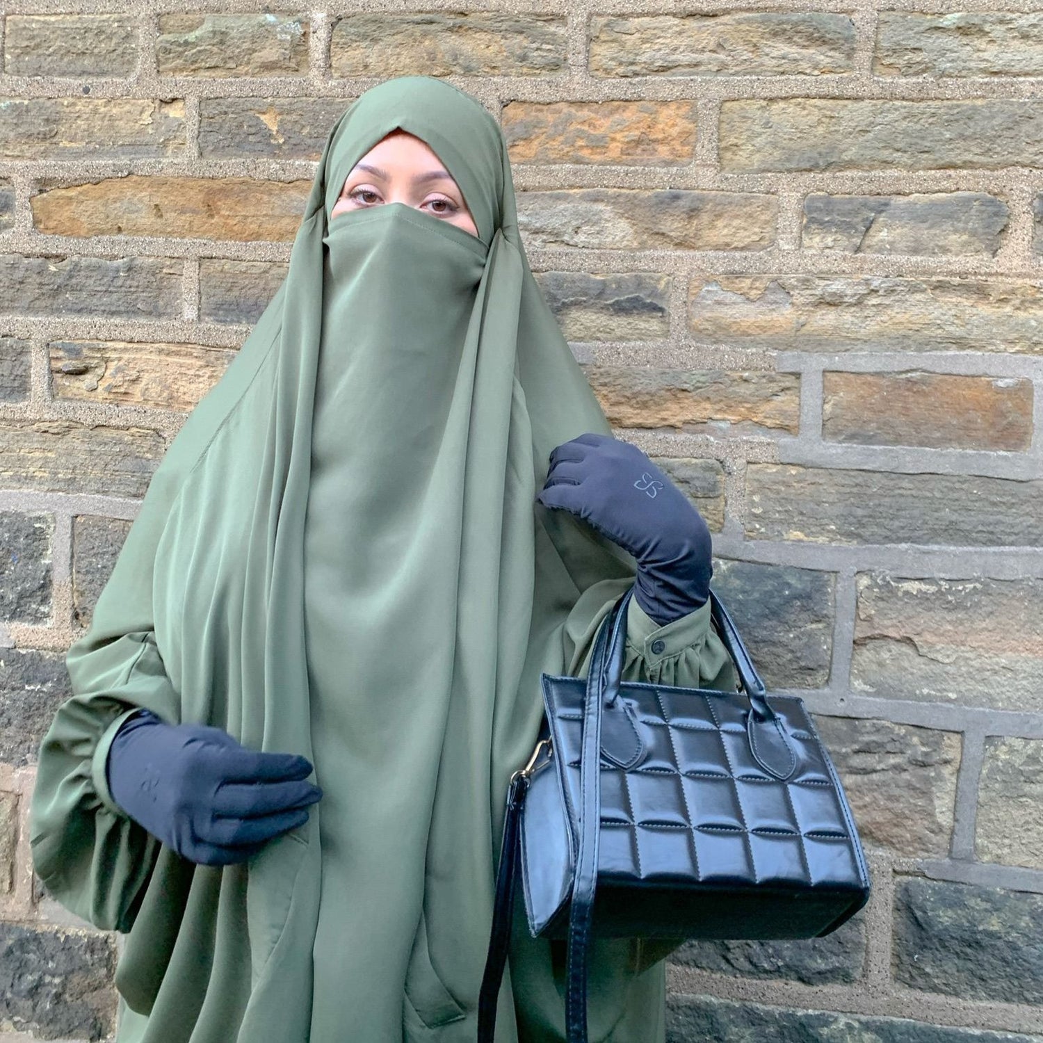 Forest Green one piece Jilbaab/ prayer dress