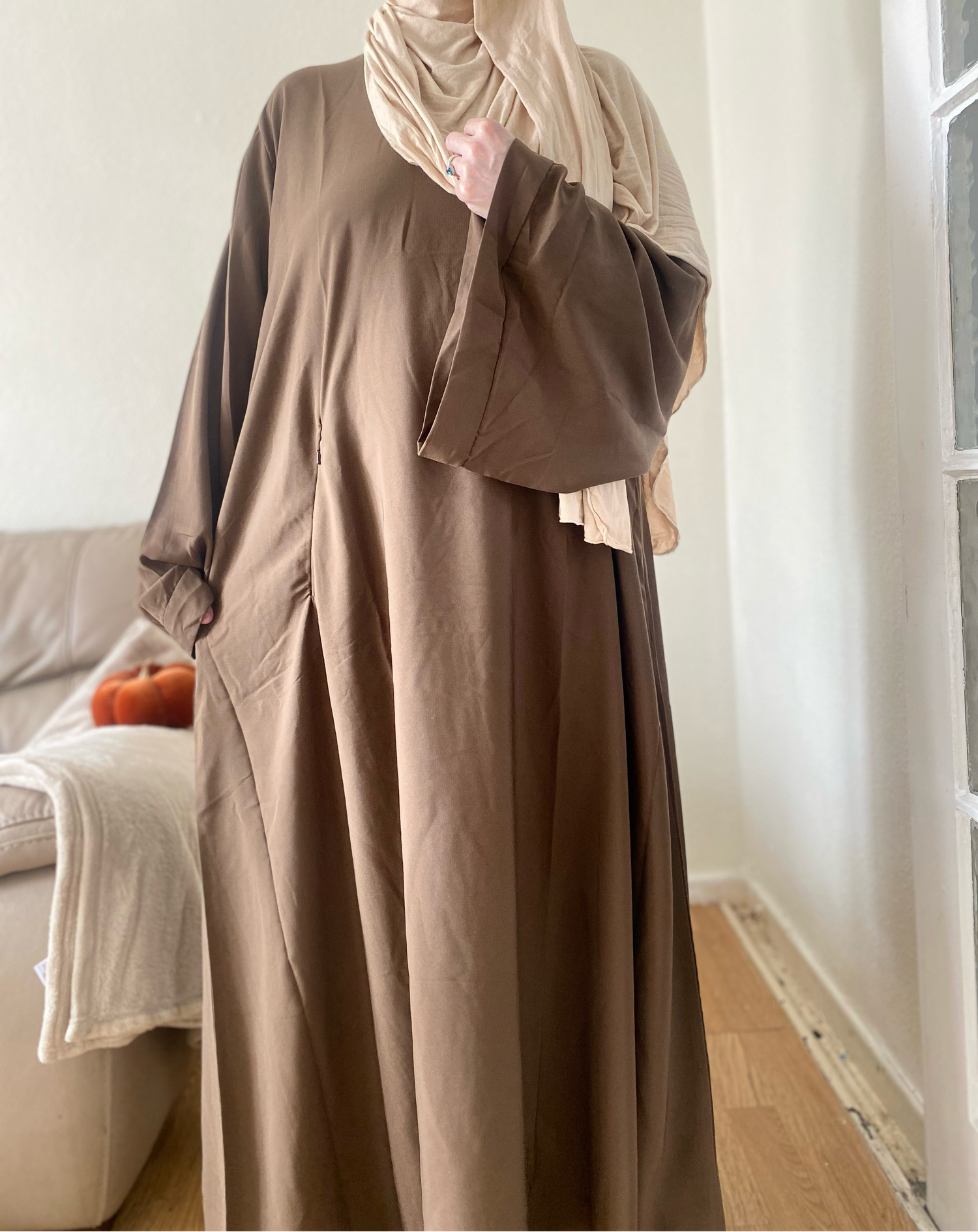 Maternity and beyond Abaya everything a nursing mama is looking for -OnHerDeen Clothing 