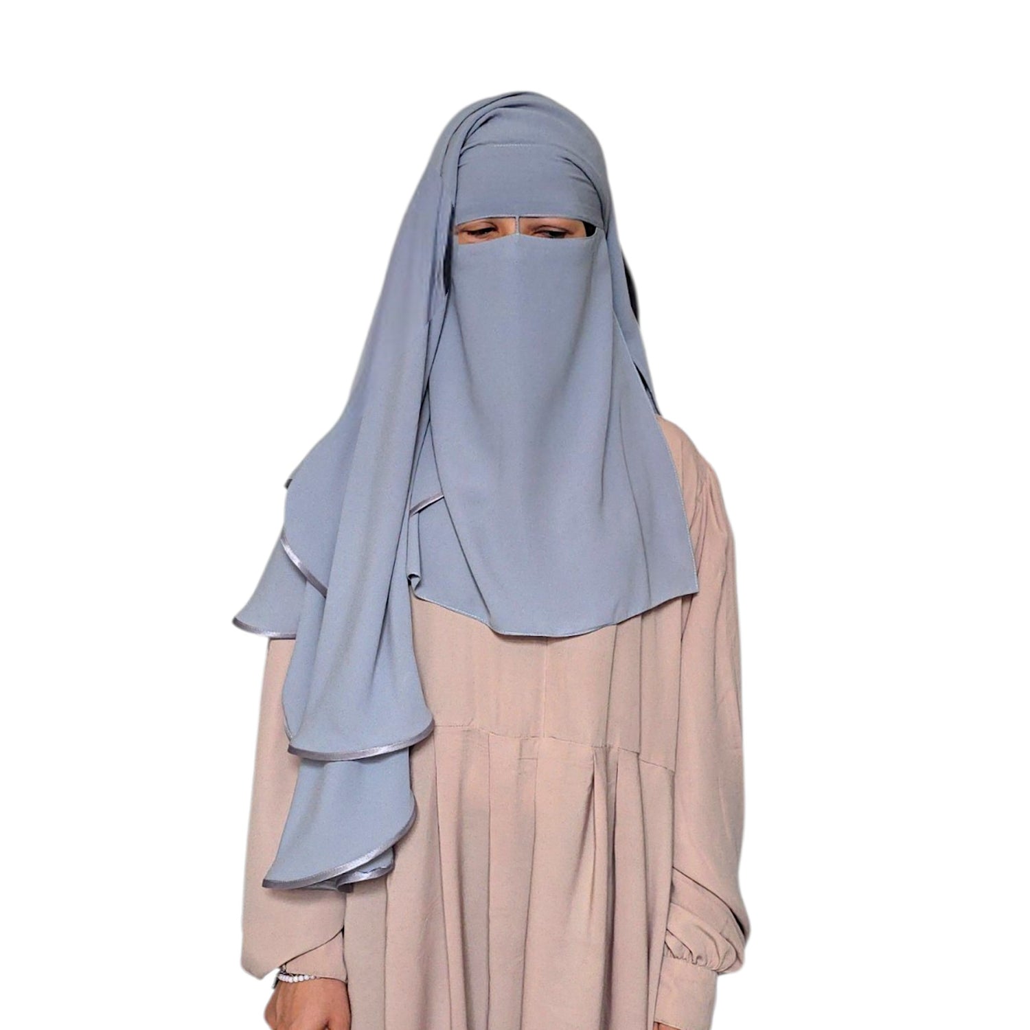 3 Layer Short Nose String Niqab