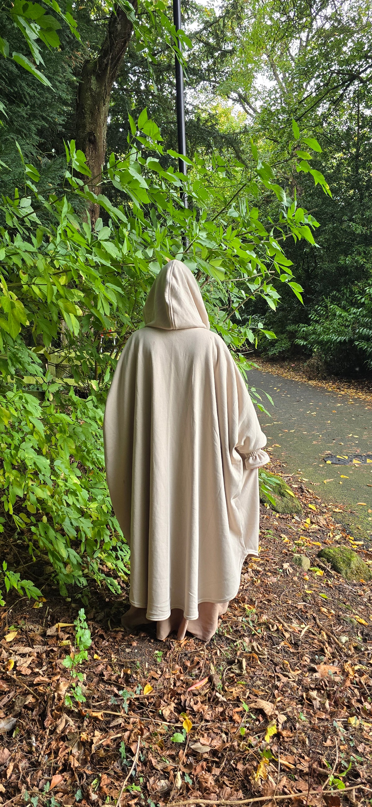FIRIDA Oversized Abaya Coat - Musk White