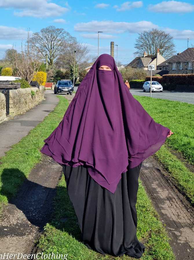 Al-Hidya Double Diamond Khimar