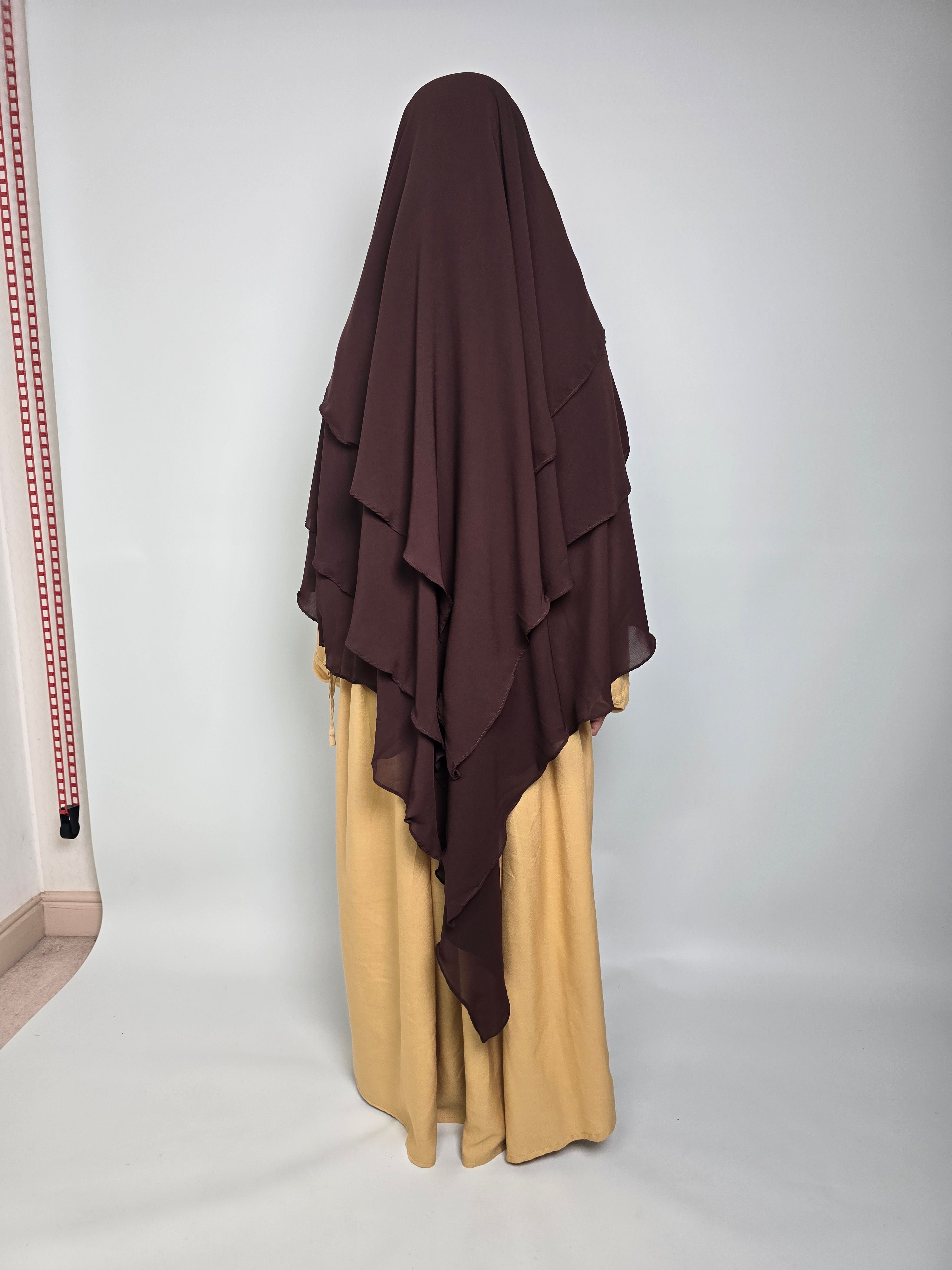Elegant Modest Layered Khimars