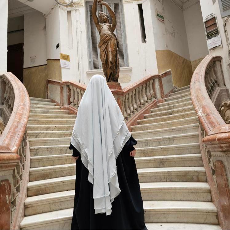 FATIMA Chiffon 3 Layer Khimar