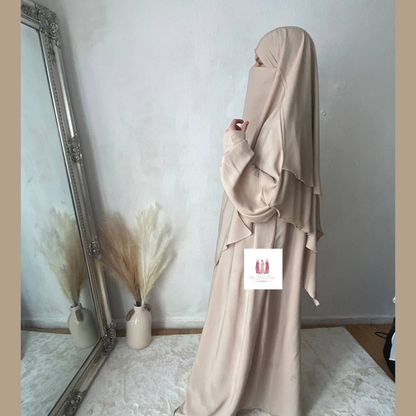 MAHA Abaya &amp; 2 Layer Khimar