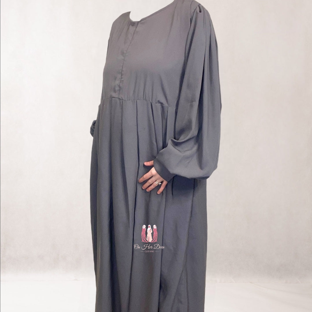 Puff Sleeve Abaya dress