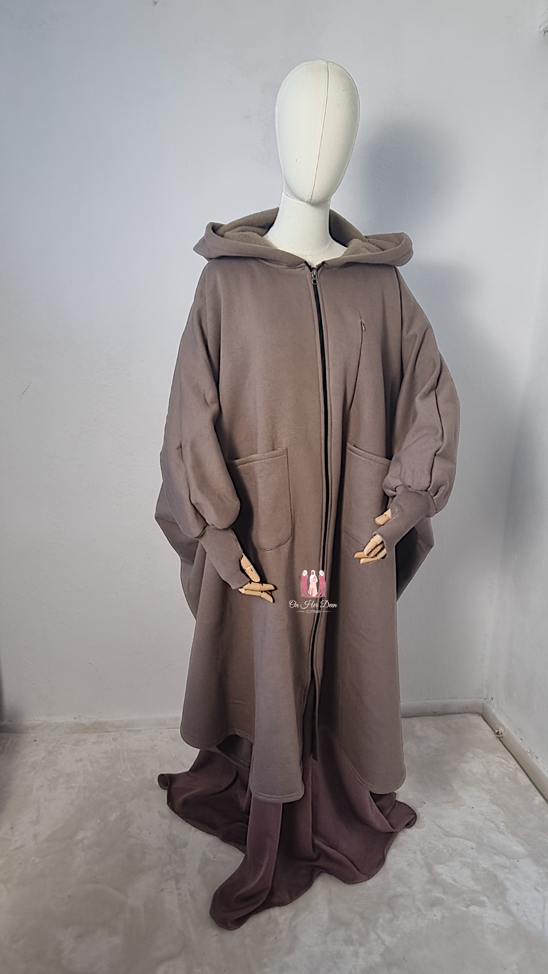 FIRIDA Modest Poncho Jilbab Jacket