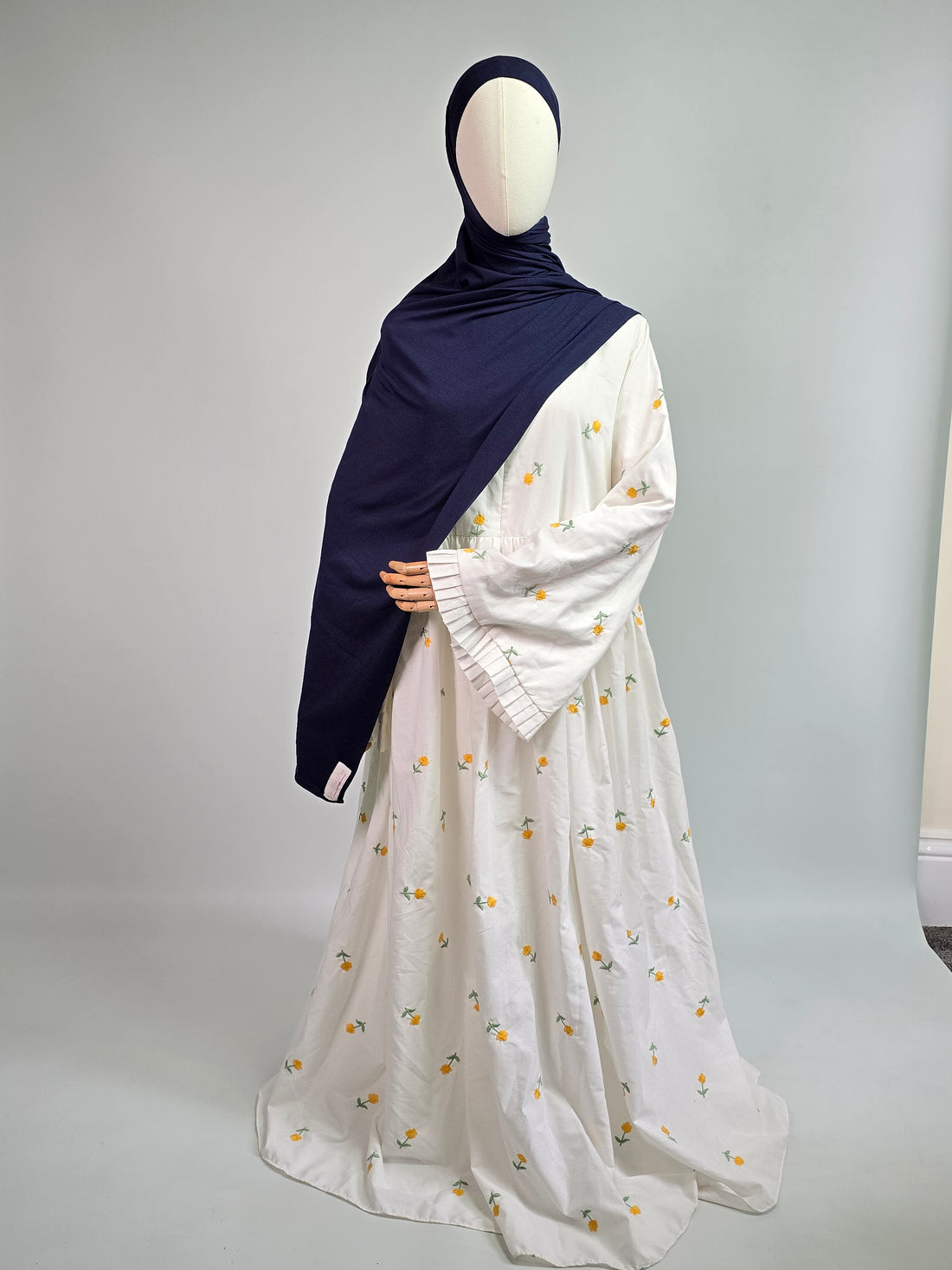Navy Blue Premium Jersey XL Hijab
