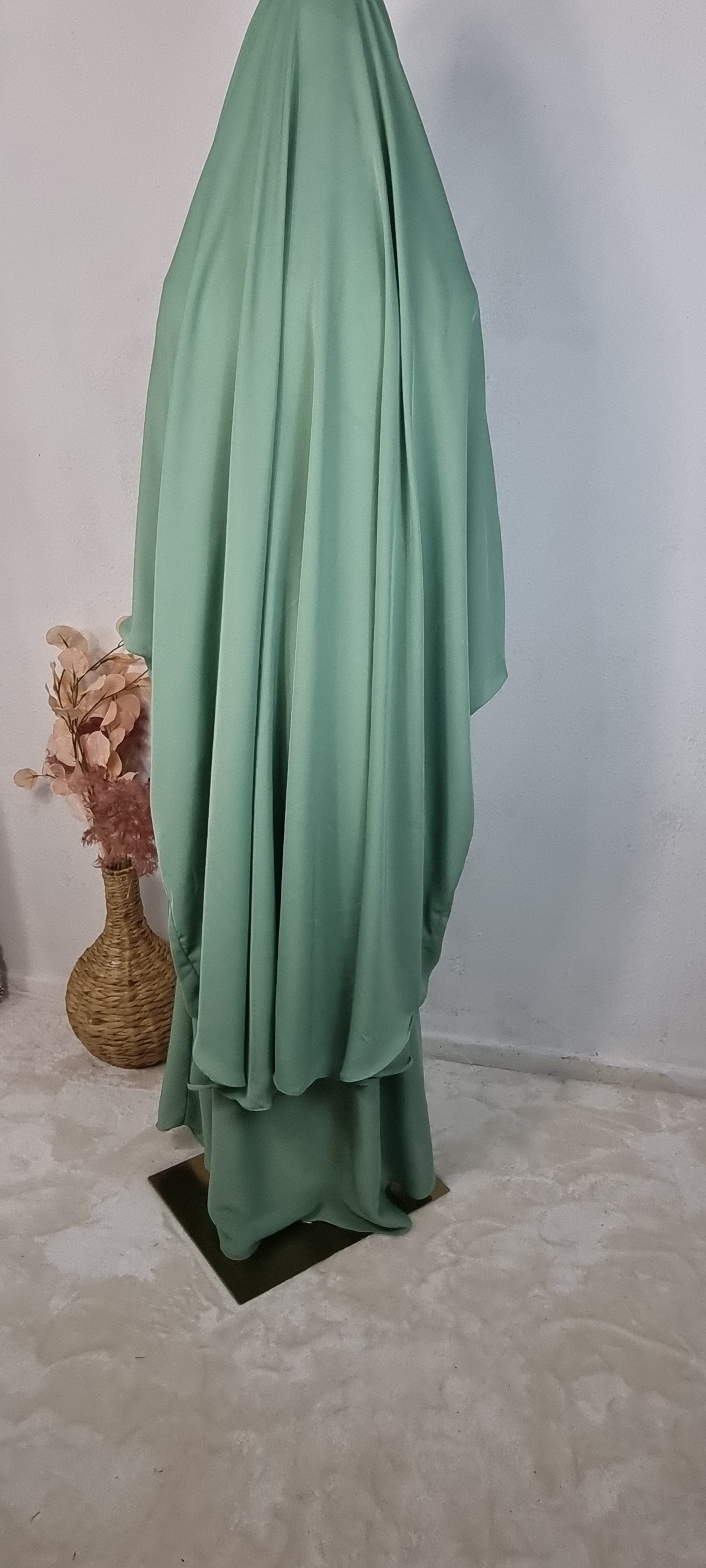 Cargo Turquoise Two-piece Nida Jilbab