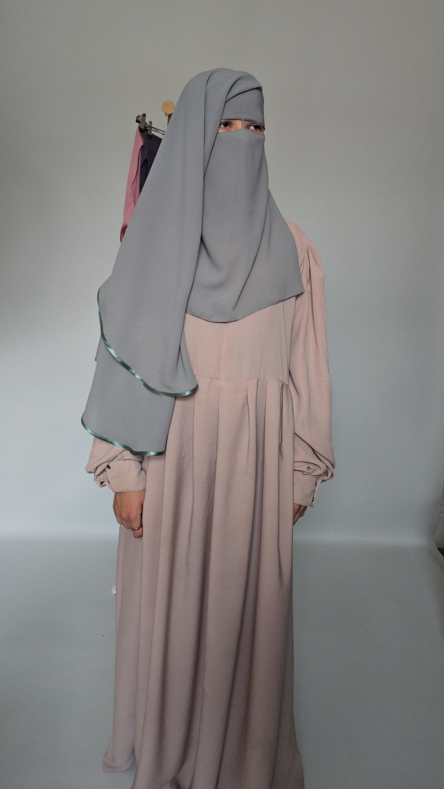 3 Layer Short Nose String Niqab