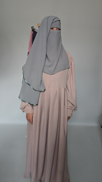 3 Layer Short Nose String Niqab
