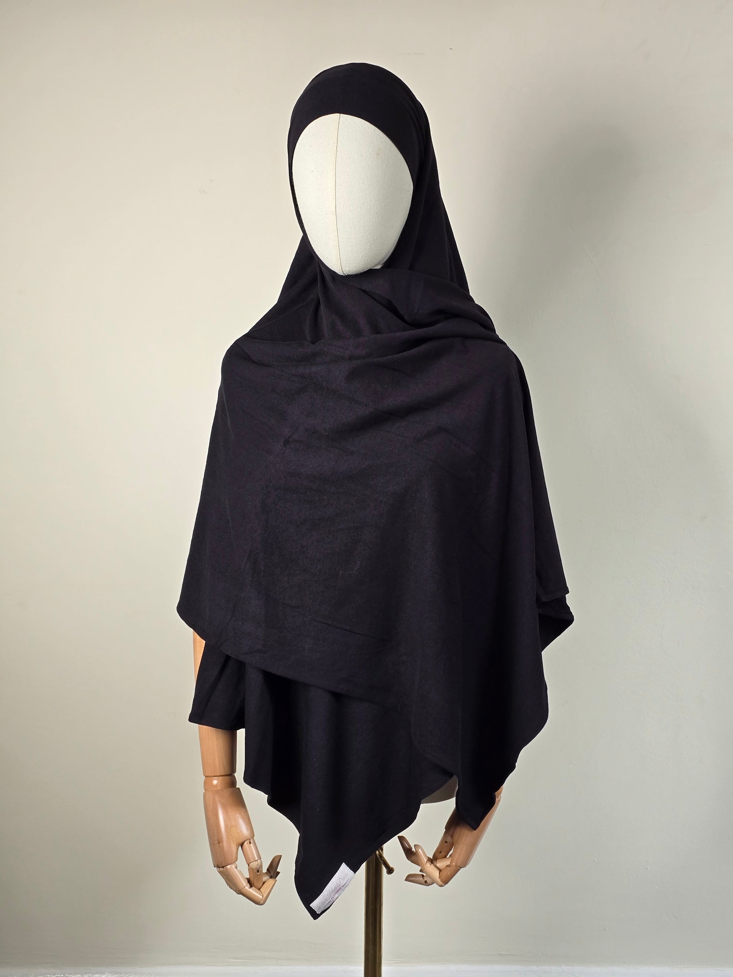 Black XL Jersey Hijab
