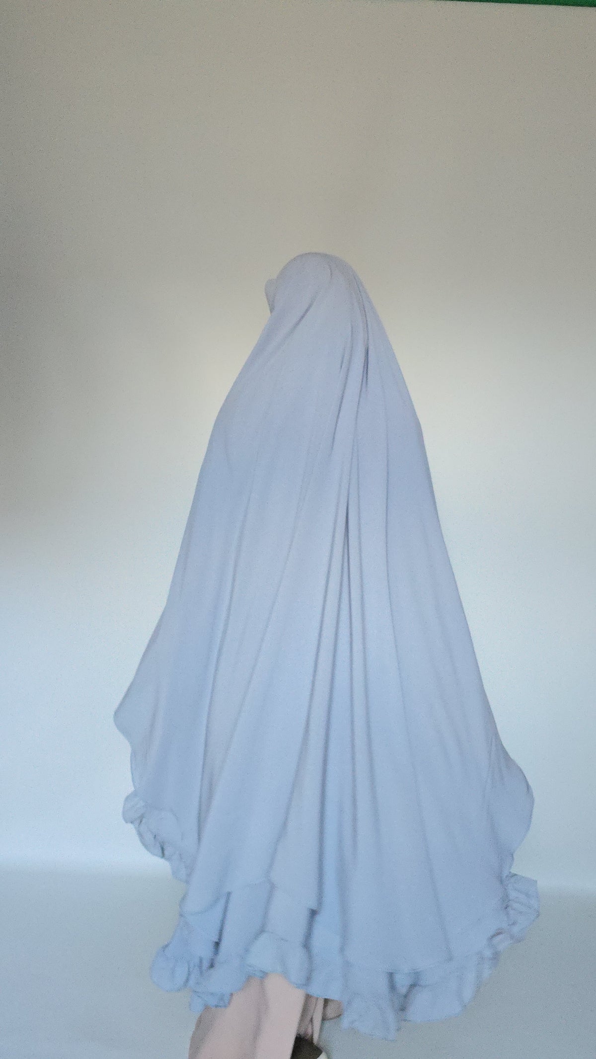 Widows Peak 3 Layer Niqab with Nose String