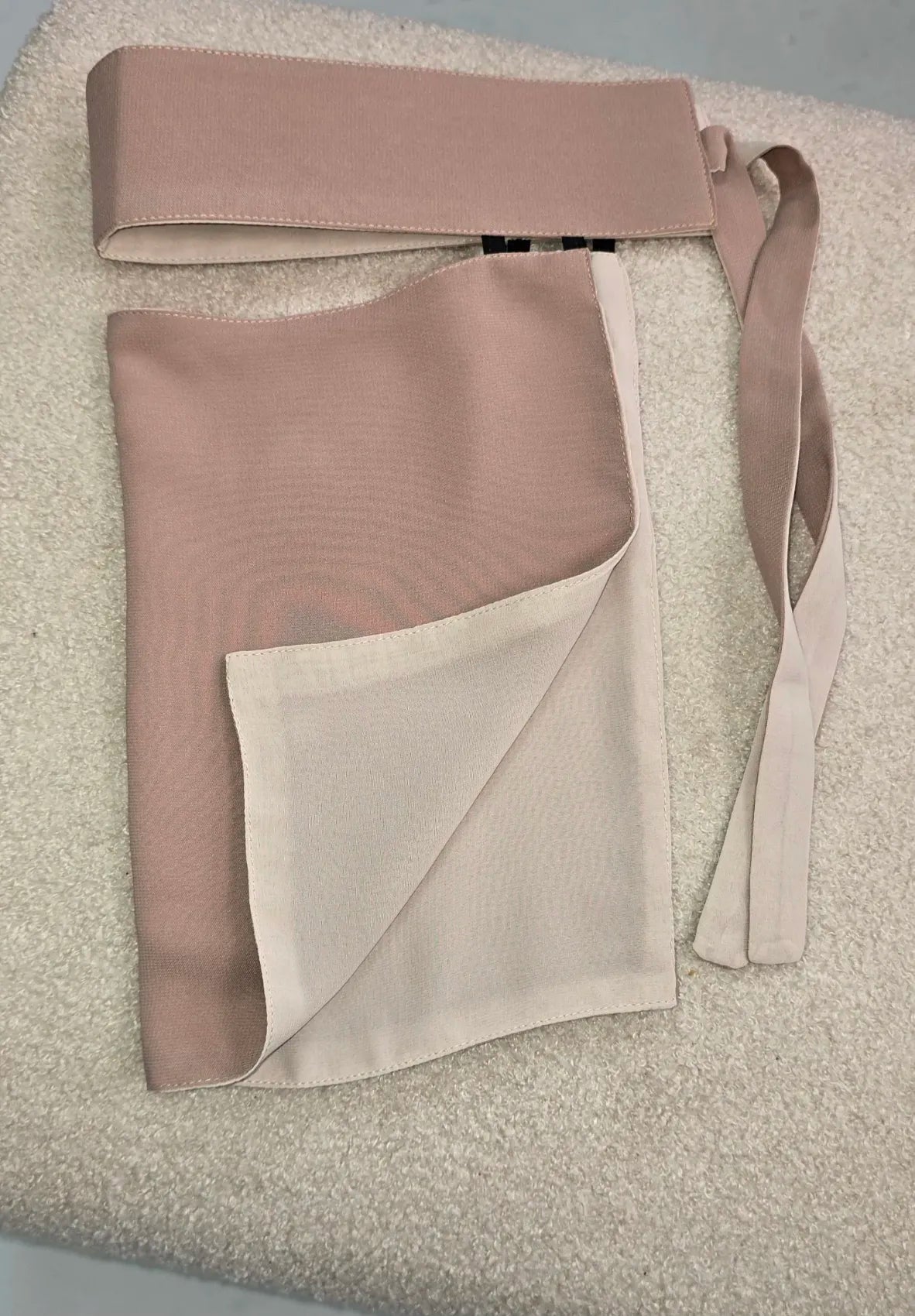 Reversible 2 in 1 Stiff Headband Saudi Niqab