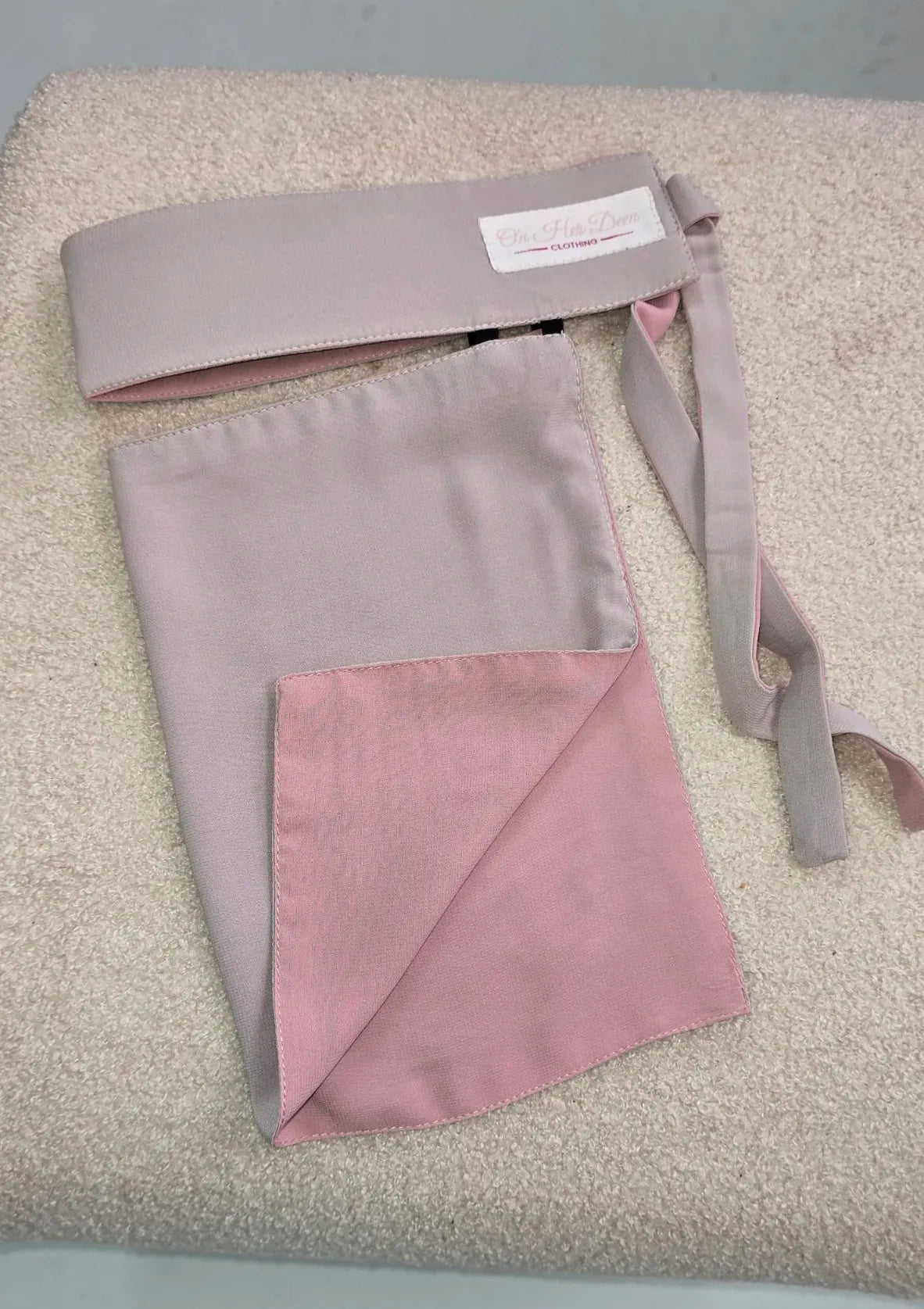 Reversible 2 in 1 Stiff Headband Saudi Niqab
