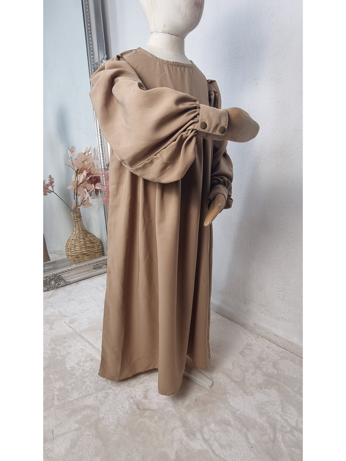 Kids Puff Sleeve Abaya