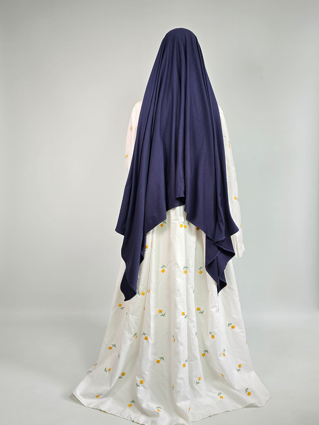 Navy Blue Premium Jersey XL Hijab