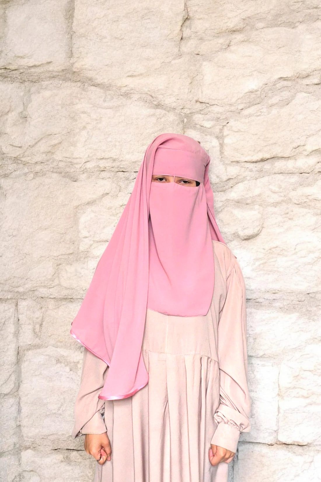 3 Layer Short Nose String Niqab