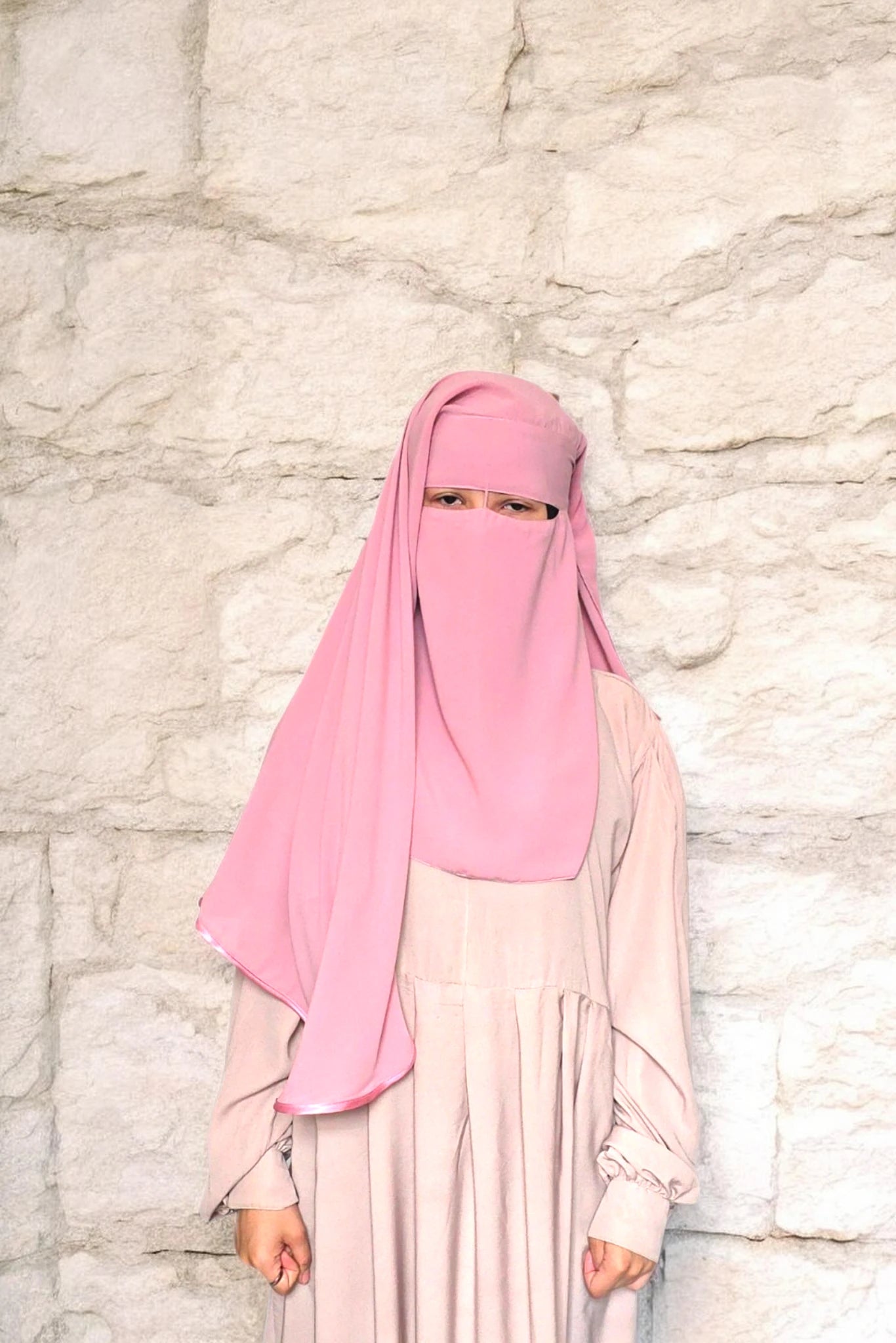 3 Layer Short Nose String Niqab