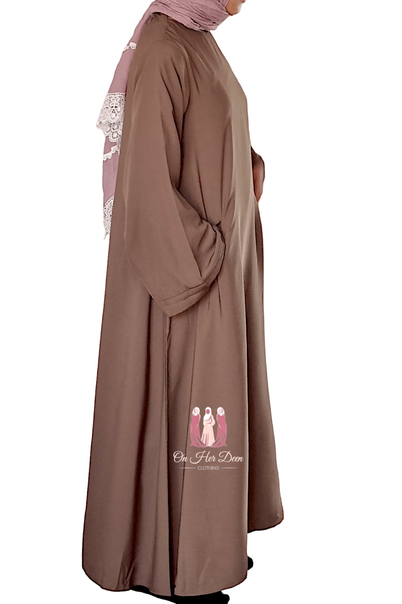 Kids Brown Abaya