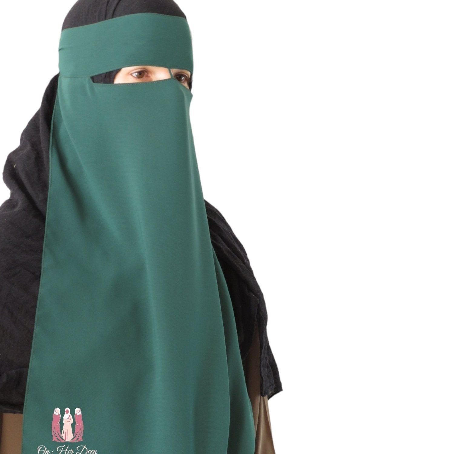 1 Layer Nose String Niqab - OnHerDeen