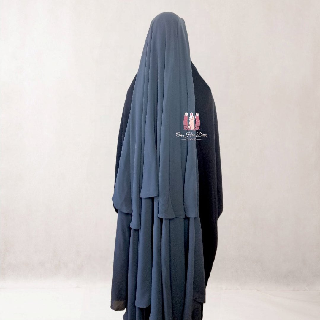 Xl Chiffon Niqab-Khimar