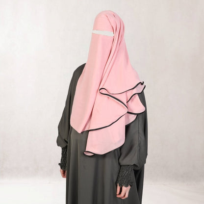 Short 3 Layer Niqabs