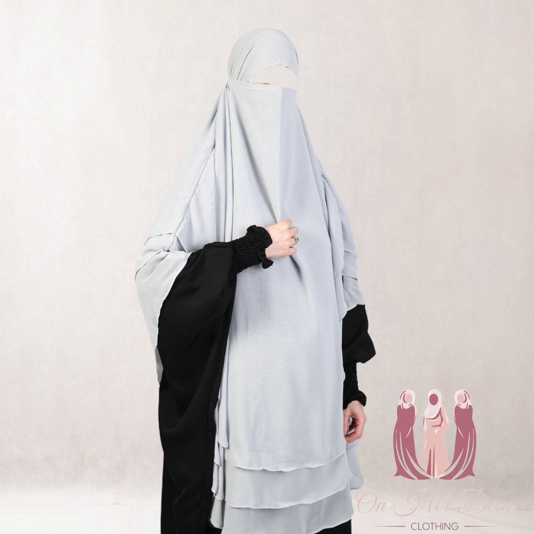 Maxi Khimar Delux 3 Layers - OnHerDeenClothing